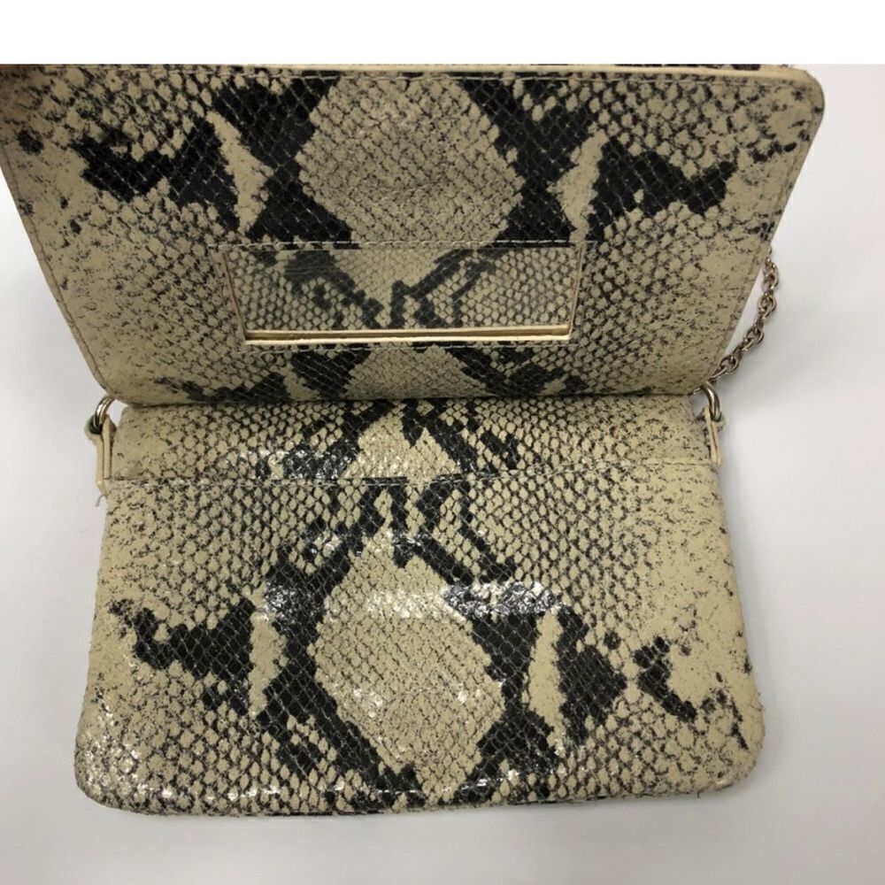 Alexis Hudson Queens Mini Snakeskin Crossbody Bag - Picture 2 of 6